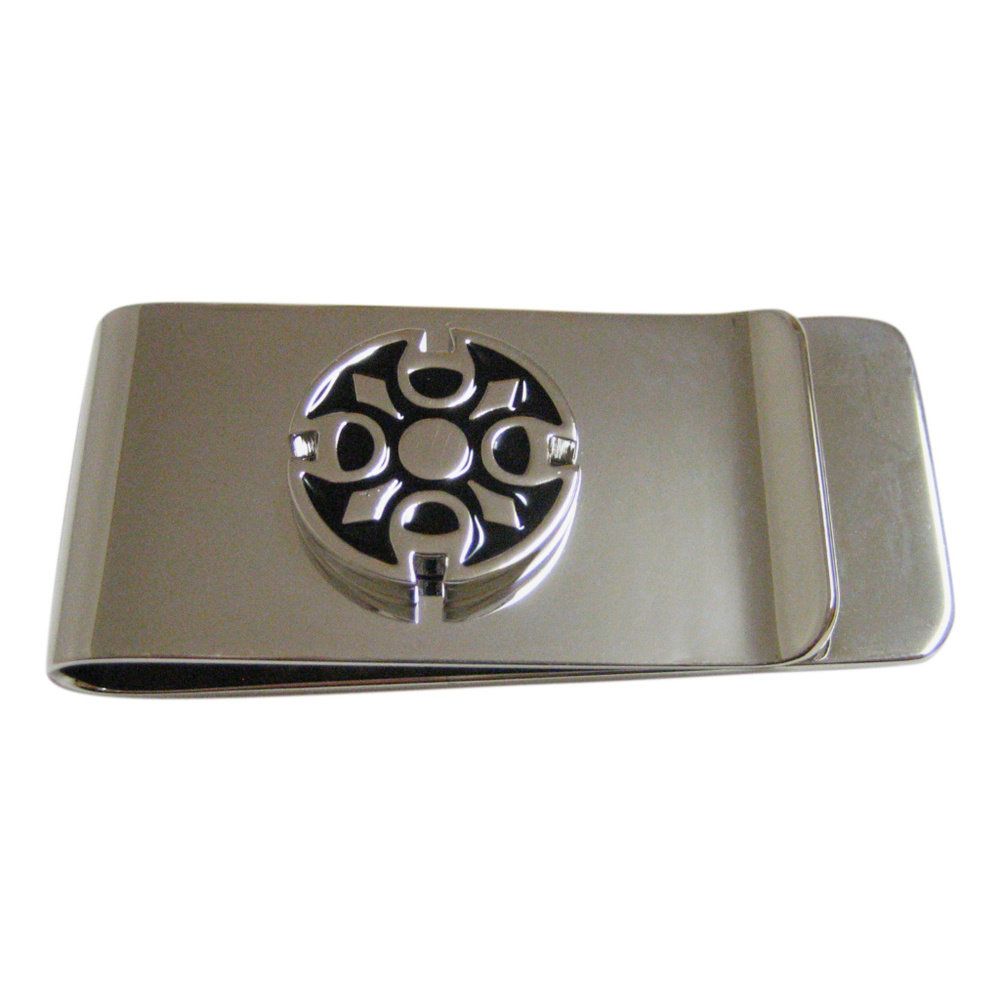 Round Celtic Design Money Clip